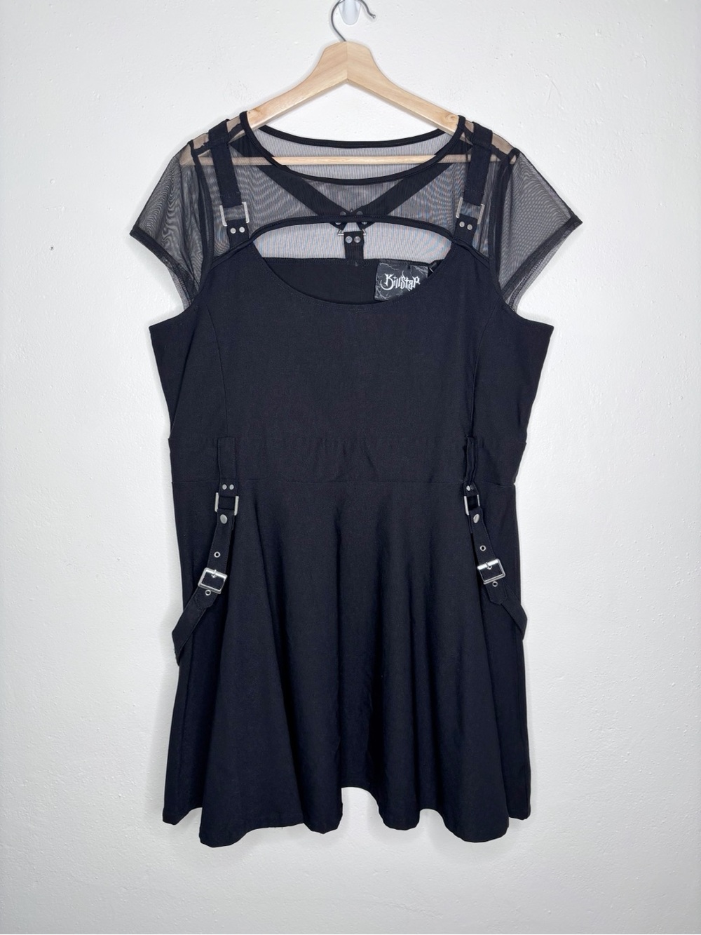 KillStar Kounter Kulture Skater Dress Black Plus Size 4XL NWT - Picture 4 of 13